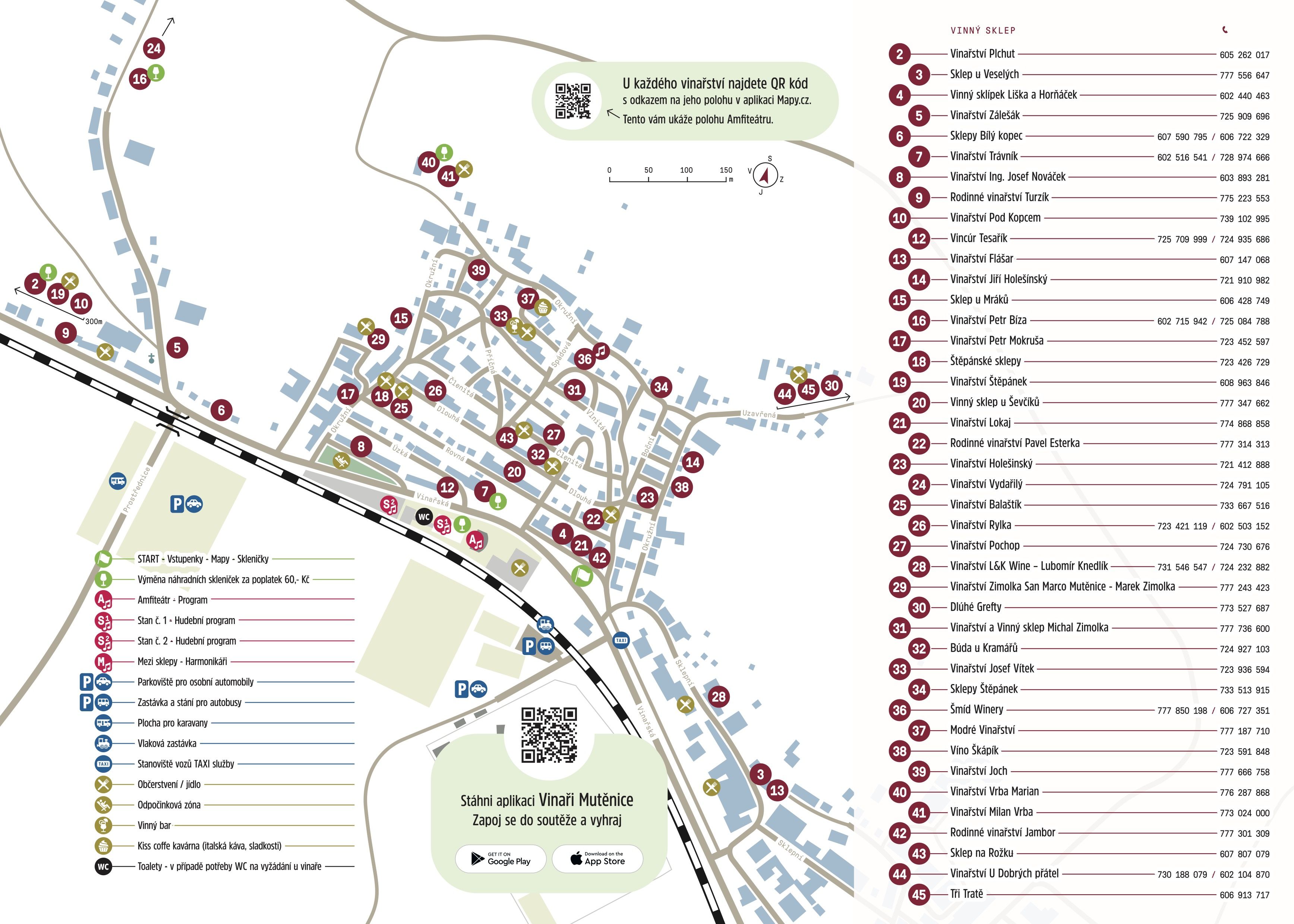 mapa sklepů